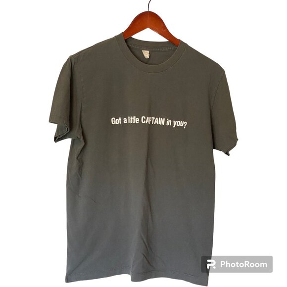 Captain Morgan Gray S/S T-Shirt Men's Size M "Put Some Captain In You" Tee - Picture 6 of 9